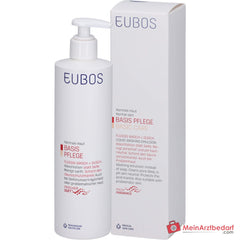 Eubos Flüssig Wasch+Dusch Rot Frischeduft mit Dosierspender, 400 ml.