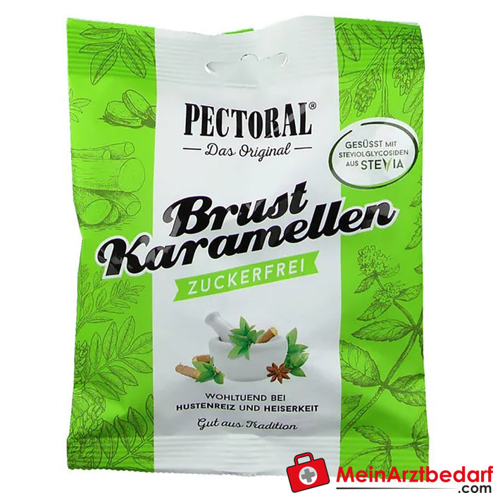 Original PECTORAL® Brust-Karamellen zuckerfrei, 60g