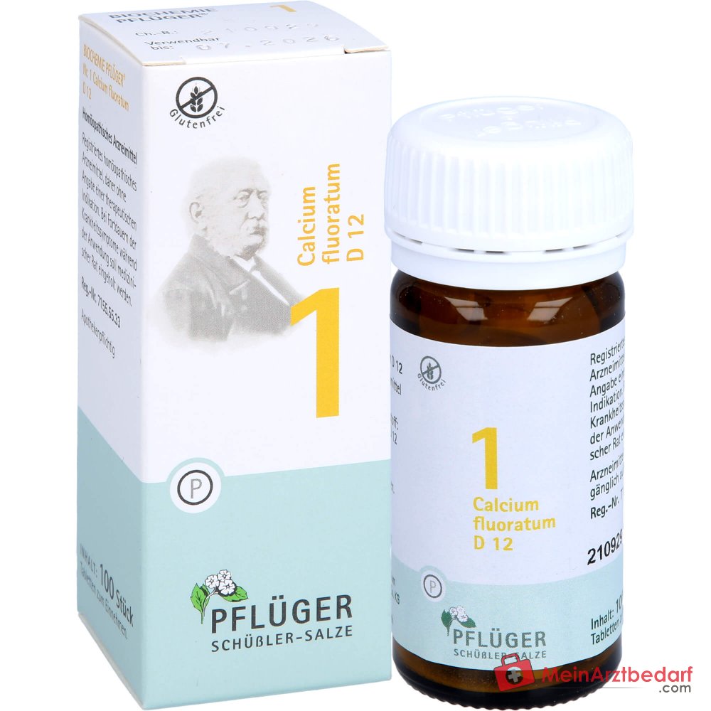 Biochemie Pflüger® Nr 1 Calcium fluoratum D12 250 mg tabletki 4000 sztuk