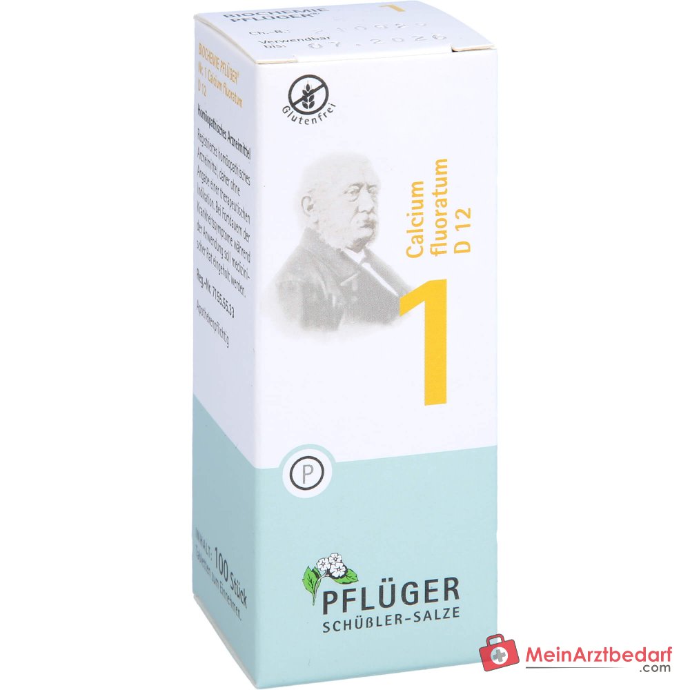 Biochemie Pflüger® Nr 1 Calcium fluoratum D12 250 mg tabletki 4000 sztuk