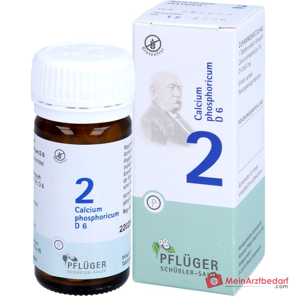Pflüger Biochemia Nr 2 Calcium phosphoricum D6 Tabletki, 100 szt.