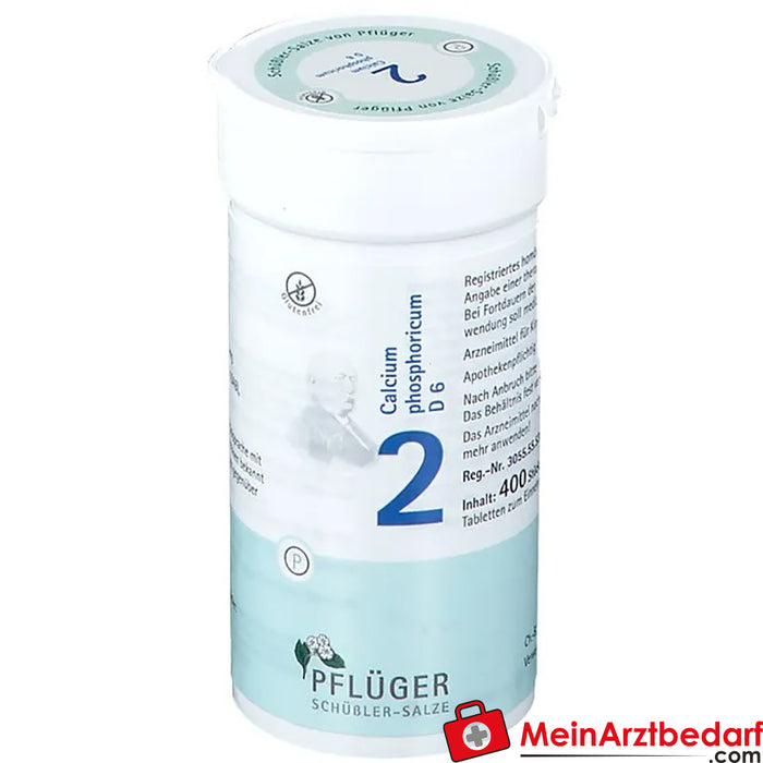 Biochemie Pflüger® 2 号磷酸钙 D6 片剂
