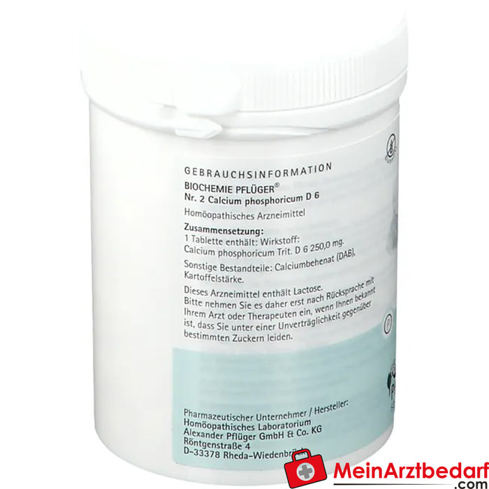 Biochemie Pflüger® Nº 2 Calcium phosphoricum D6 Comprimidos