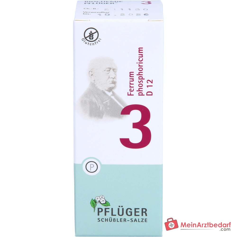 Biochemie Pflüger n° 3 Ferrum phosphoricum D12 Comprimés 400 pièces