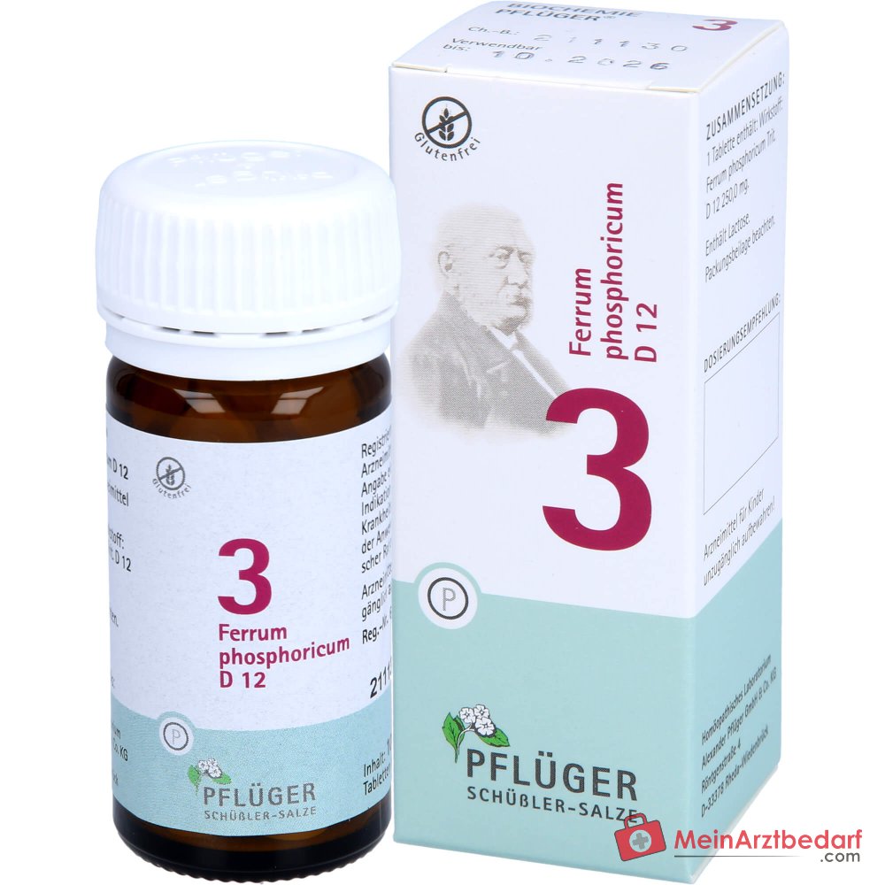Biochemie Pflüger n° 3 Ferrum phosphoricum D12 Comprimés 400 pièces