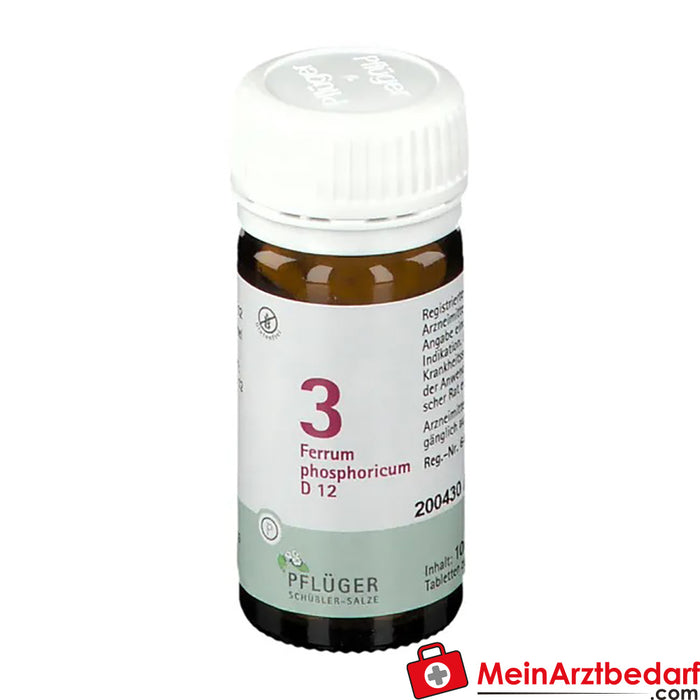 Biochemie Pflüger® 3 号磷酸亚铁 D12 片剂