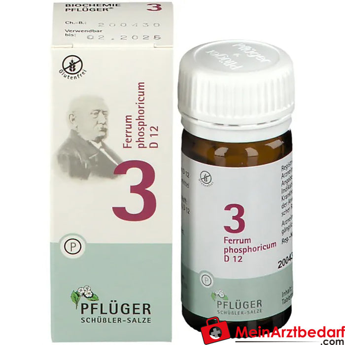 Biochemie Pflüger® 3 号磷酸亚铁 D12 片剂