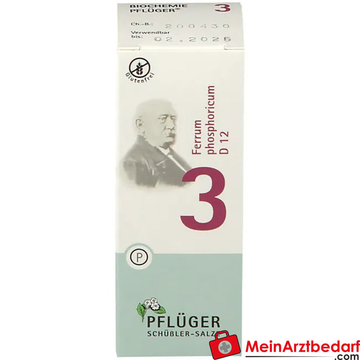 Biochemie Pflüger® 3 号磷酸亚铁 D12 片剂