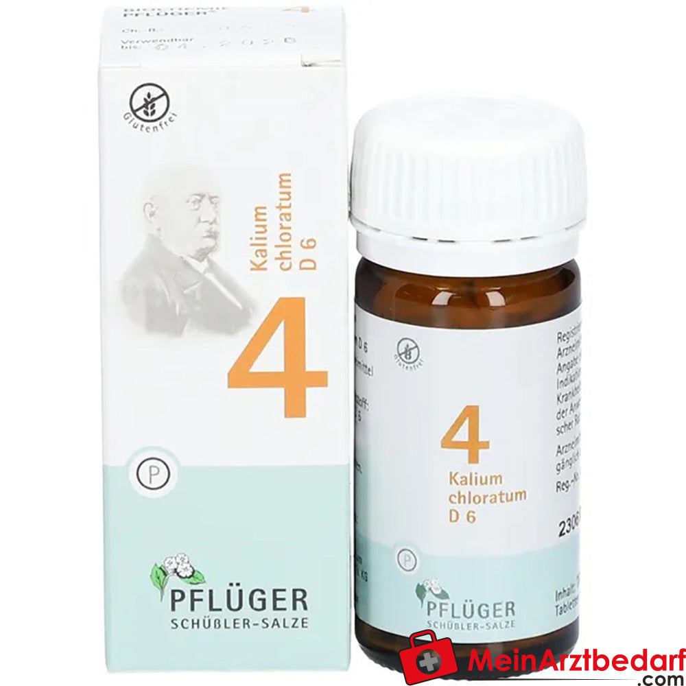 Biochemie Pflüger® Nr. 4 Kalium chloratum D6 Tabletten.