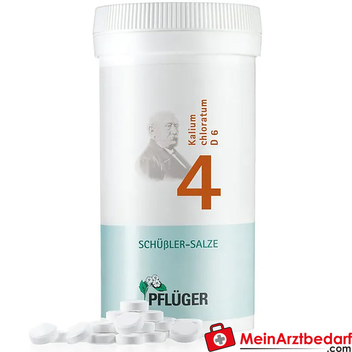 Biochemie Pflüger® 4 号氯通明钾 D6 片剂