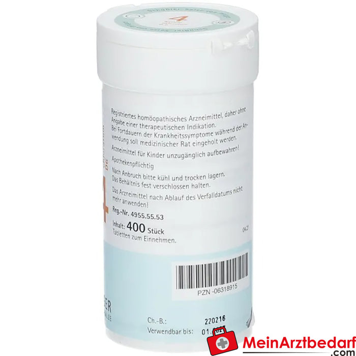 Biochemie Pflüger® No. 4 Potasyum kloratum D6 Tablet