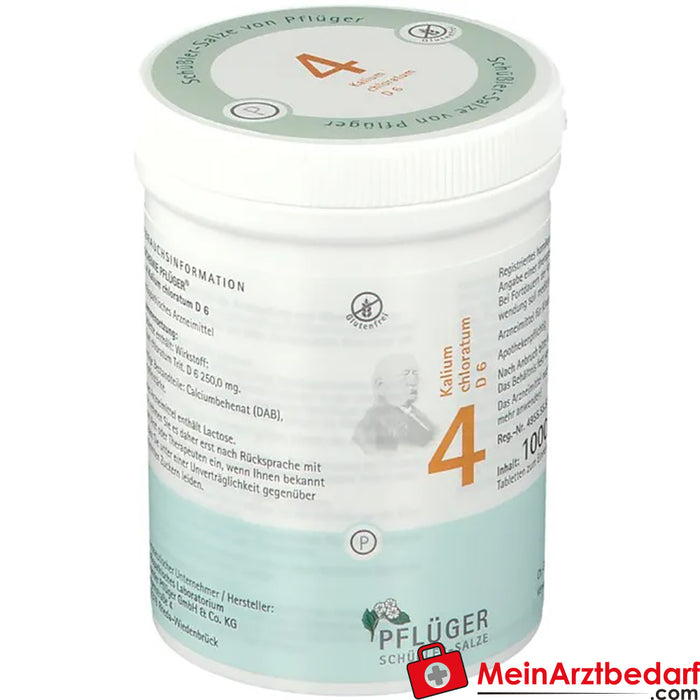 Biochemie Pflüger® Nº 4 Clorato potásico D6 Comprimidos