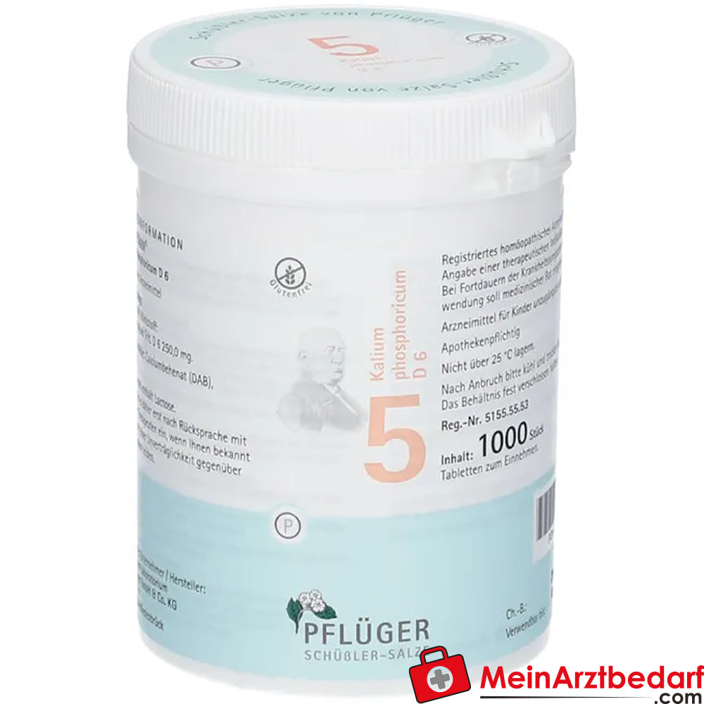 Biochemie Pflüger® Nr. 5 Kalium phosphoricum D6 Tabletten.