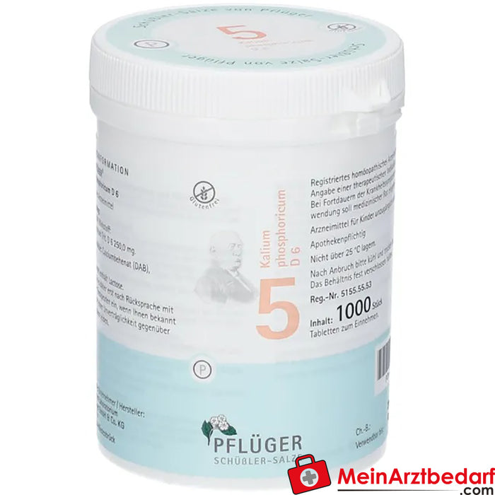 Biochemie Pflüger® Nº 5 Fósforo potásico D6 Comprimidos