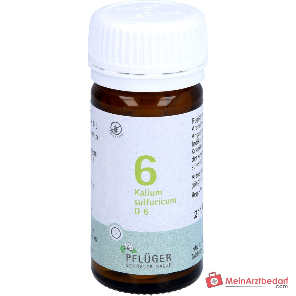 Biochemia Pflüger No. 6 Potassium sulphuricum D6 250 mg Tabletki