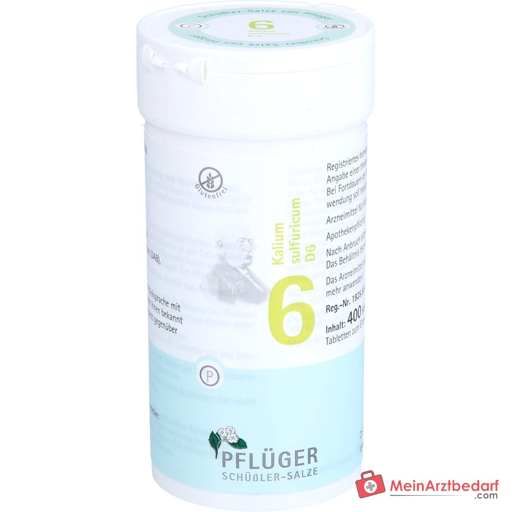 Biochemia Pflüger No. 6 Potassium sulphuricum D6 250 mg Tabletki