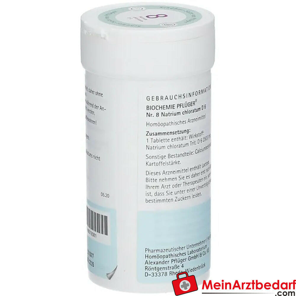 Biochemie Pflüger® Nr. 8 Natrium chloratum D6 Tabletten.