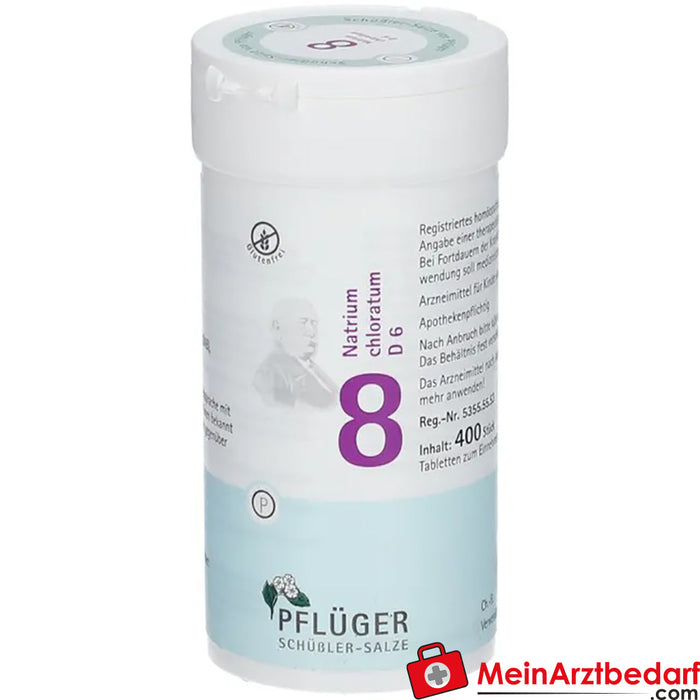Biochemie Pflüger® N.º 8 Clorato de sódio D6 Comprimidos