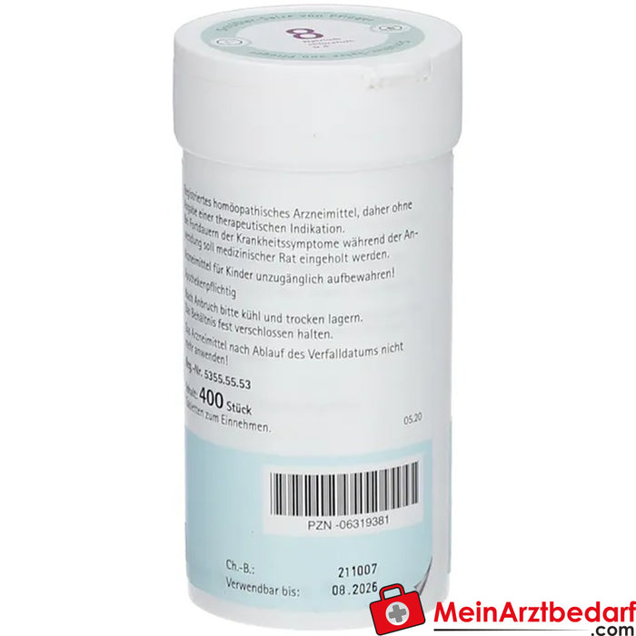 Biochemie Pflüger® No. 8 Sodyum kloratum D6 Tablet