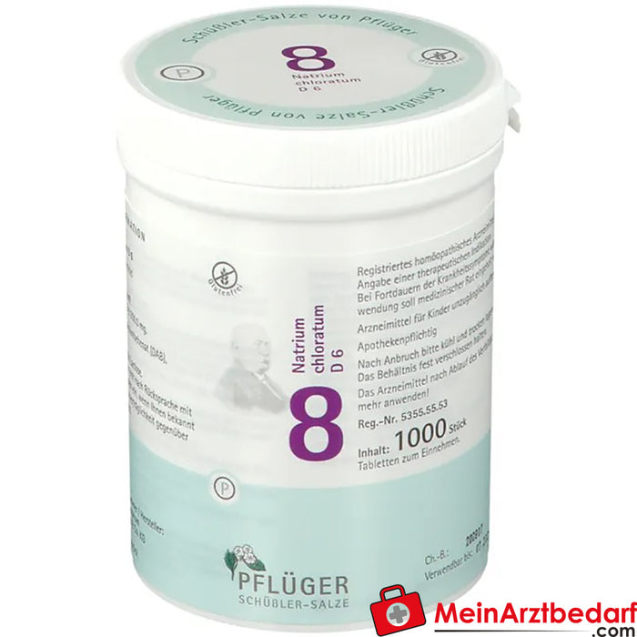 Biochemie Pflüger® No. 8 Sodium chloratum D6 Compresse