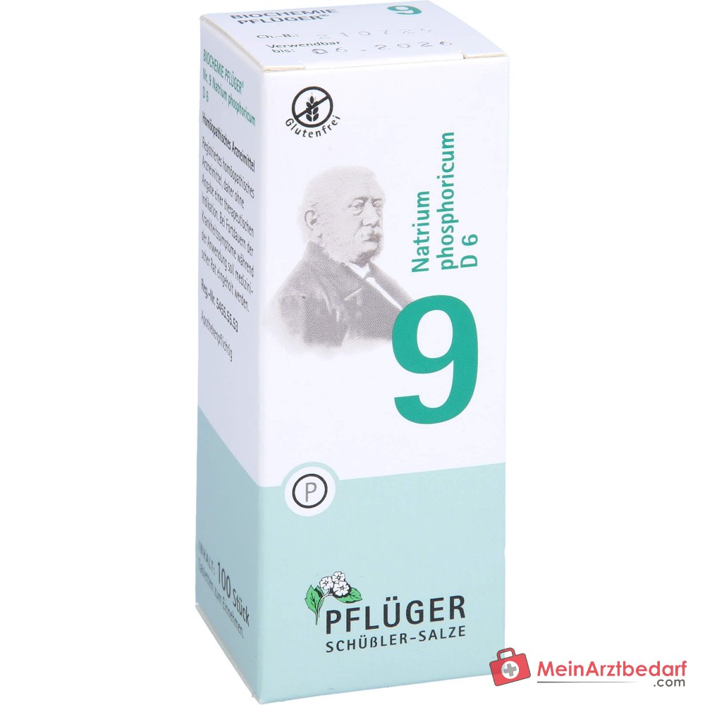 Biochemie Pflüger Nr. 9 Natrium phosphoricum D6 250 mg Tabletten 100 St