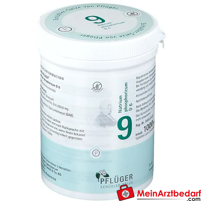 Biochemie Pflüger® No. 9 Natrium phosphoricum D6 Comprimidos