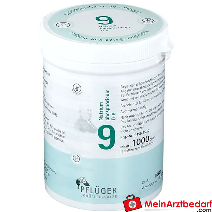 Biochemie Pflüger® Nº 9 Natrium phosphoricum D6 Comprimidos