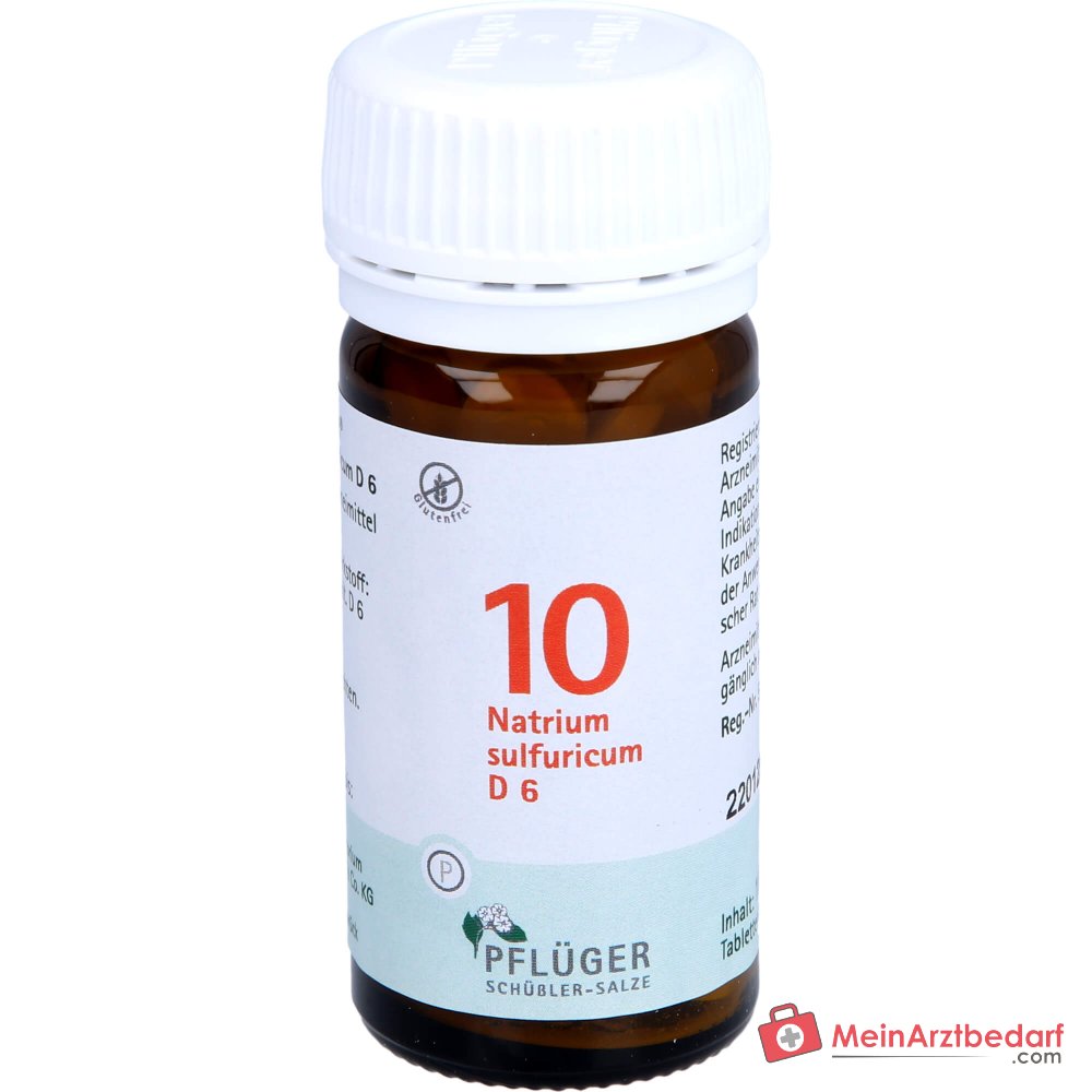 Biochemie Pflüger Nr. 10 Natrium sulfuricum D6 Tabletten Acidum silicicum D12 250 mg