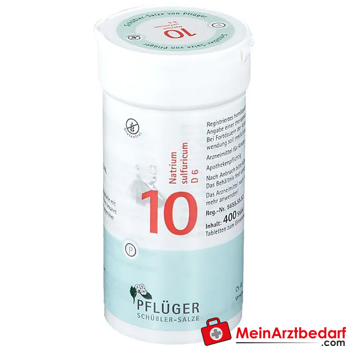 Biochemie Pflüger® No. 10 Natrium sulfuricum D6 Comprimidos