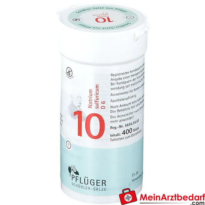 Biochemie Pflüger® 10 号硫酸铜 D6 片剂