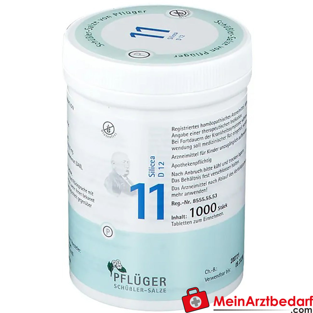 Biochimie Pflüger No 11 Silicea D12 250 mg Comprimés