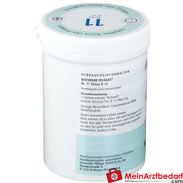 Biochemie Pflüger® No. 11 Silicea D12 Tablets