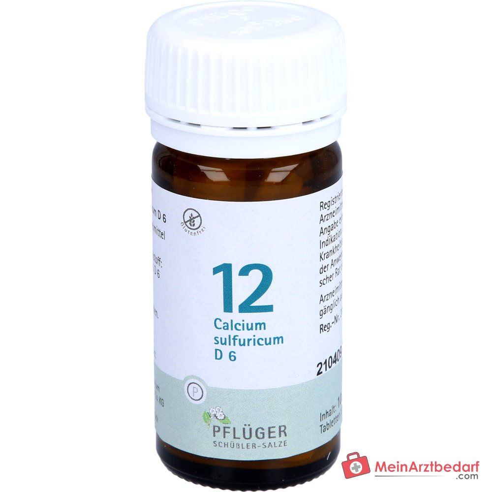 Biochemie Pflüger Nr. 12 Calcium sulfuricum D6 250 mg Tabletten 100 Stück