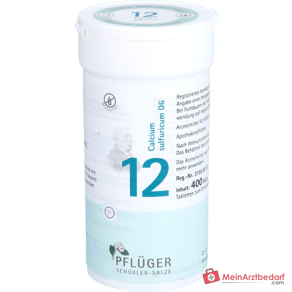 Biochemie Pflüger Nr. 12 Calcium sulfuricum D6 250 mg Tabletten 100 Stück