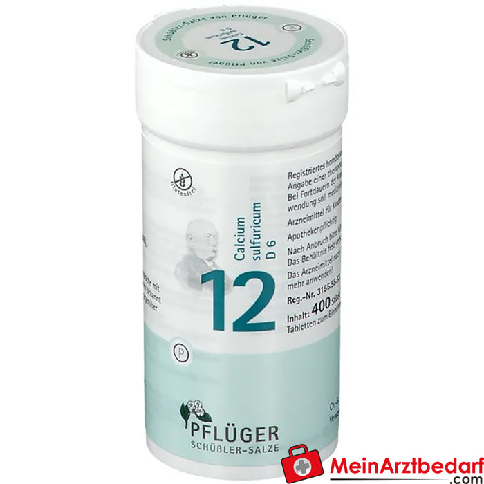 Biochemie Pflüger® No. 12 Calcium sulphuricum D6 Compresse