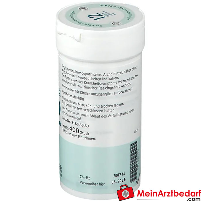 Biochemie Pflüger® No. 12 Calcium sulphuricum D6 Tabletki