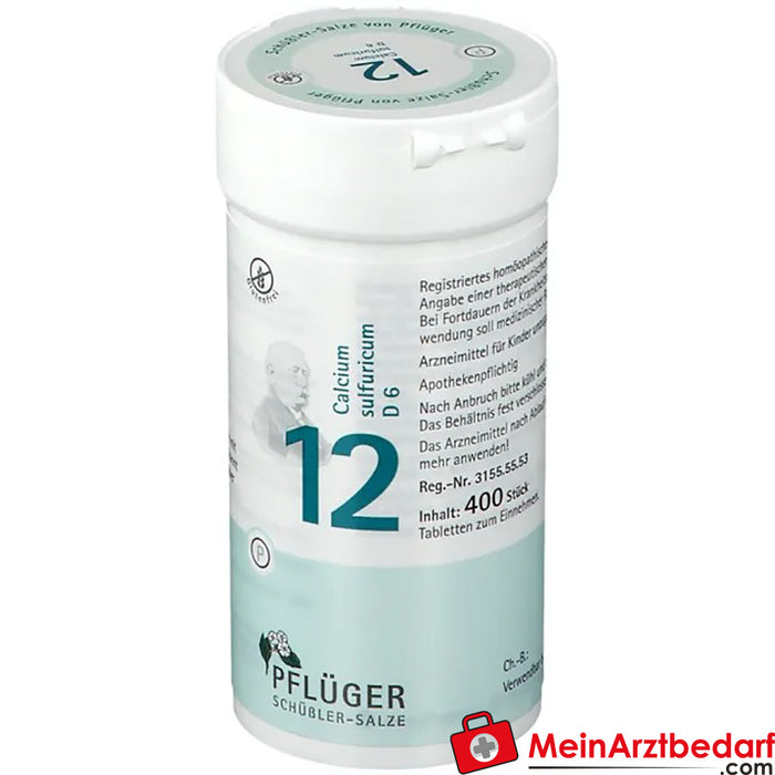 Biochemie Pflüger® 12 号硫酸钙 D6 片剂