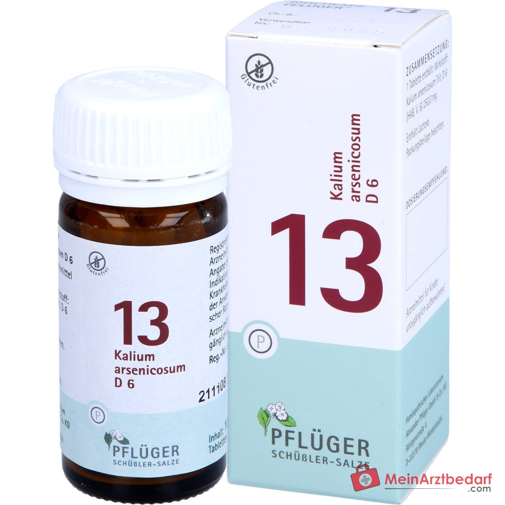 Biochimie Pflüger n° 13 Kalium arsenicosum D6 comprimés 100 pcs
