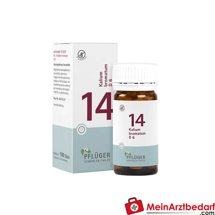 Biochemie Pflüger® Nº 14 Potasio bromato D6 Comprimidos