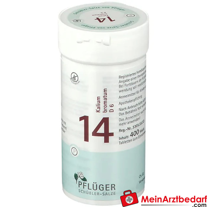 Biochemie Pflüger® Nº 14 Potasio bromato D6 Comprimidos