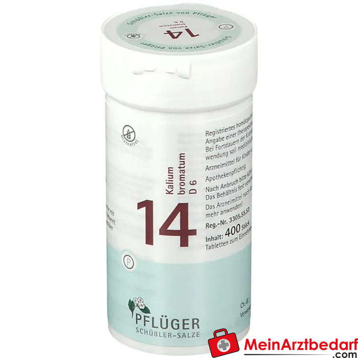 Biochemie Pflüger® No. 14 Bromato de potássio D6 Comprimidos