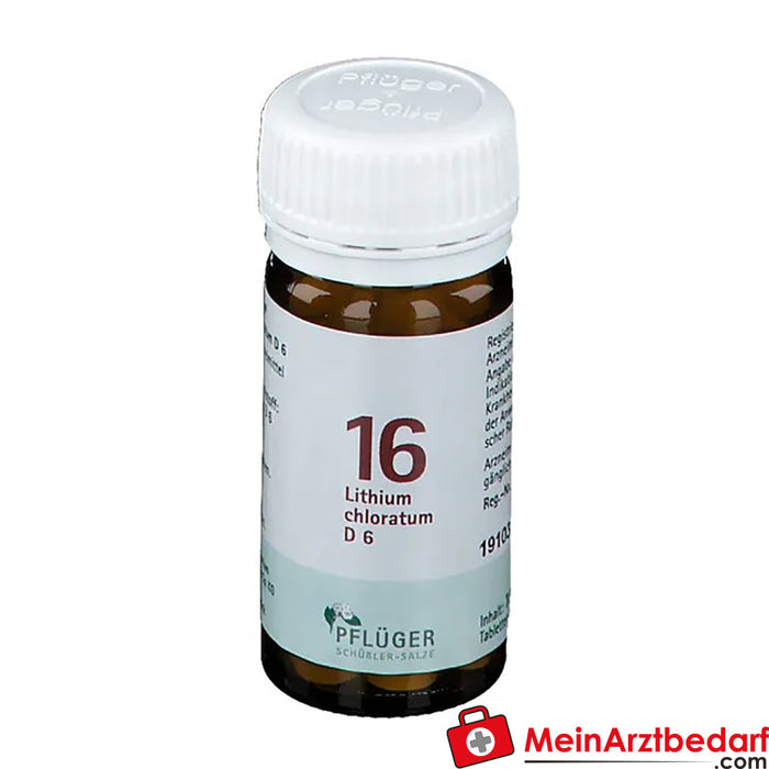 Biochemie Pflüger® Nº 16 Clorato de litio D6 Comprimidos
