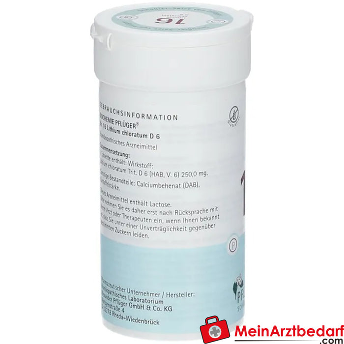 Biochimica Pflüger® No. 16 Cloruro di litio D6 Compresse