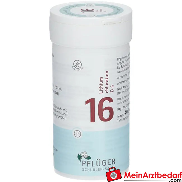 Biochimica Pflüger® No. 16 Cloruro di litio D6 Compresse