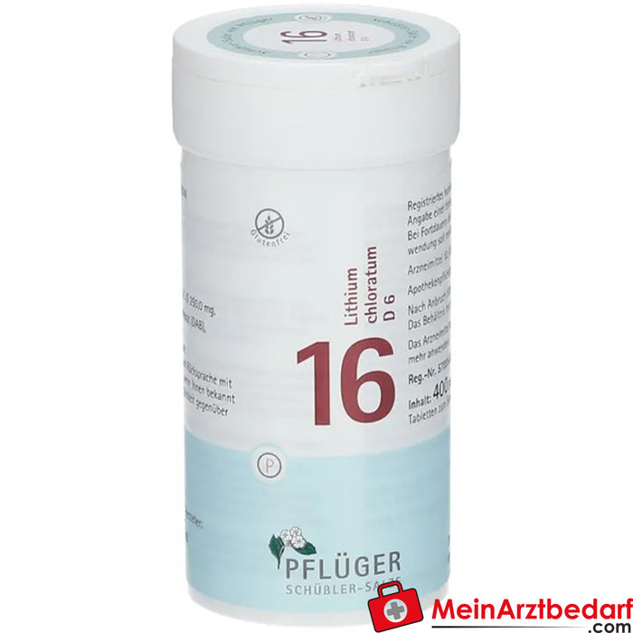 Biochemie Pflüger® No. 16 Lithium chloratum D6 Tablets