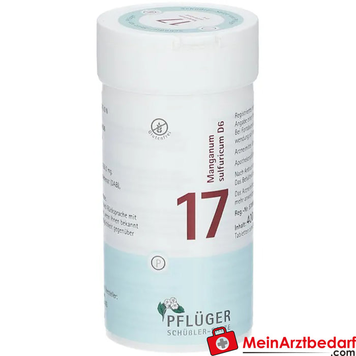Biochemie Pflüger® Nº 17 Manganum sulphuricum D6 Comprimidos