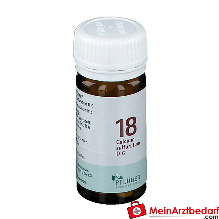 生物化学 Pflüger® 18 号硫酸钙 D6 片剂