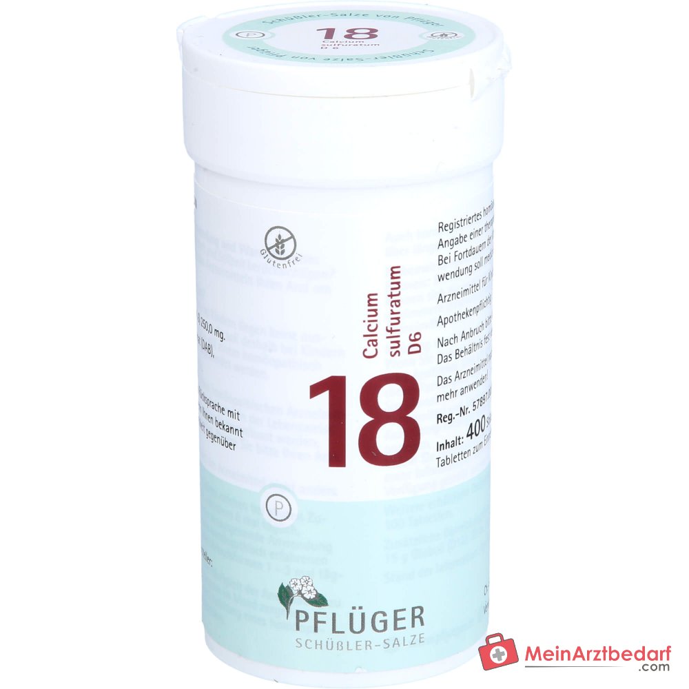 Biochemie Pflüger Nr. 18 Calcium sulfuratum D6 Tabletten, 400 St.