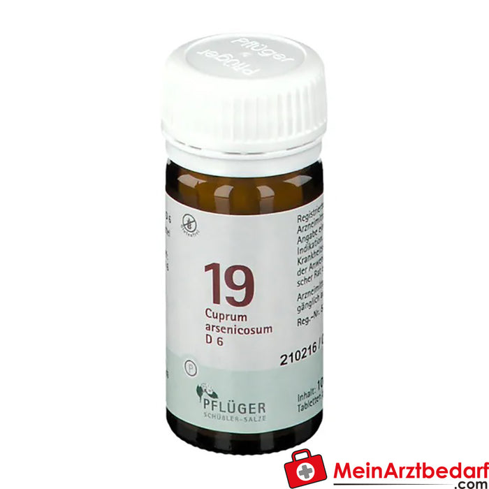 Biochemie Pflüger® 19 号砷化铜 D6 片剂