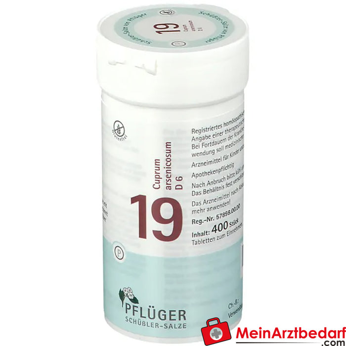 Biochemie Pflüger® No. 19 Cuprum arsenicosum D6 Tabletki